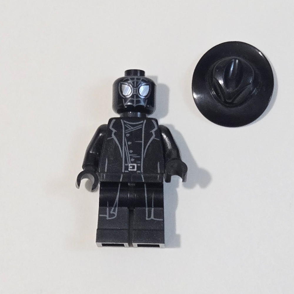LEGO Marvel Spider-Man Noir Minifigure with Fedora Hat 76150 Spider-Verse